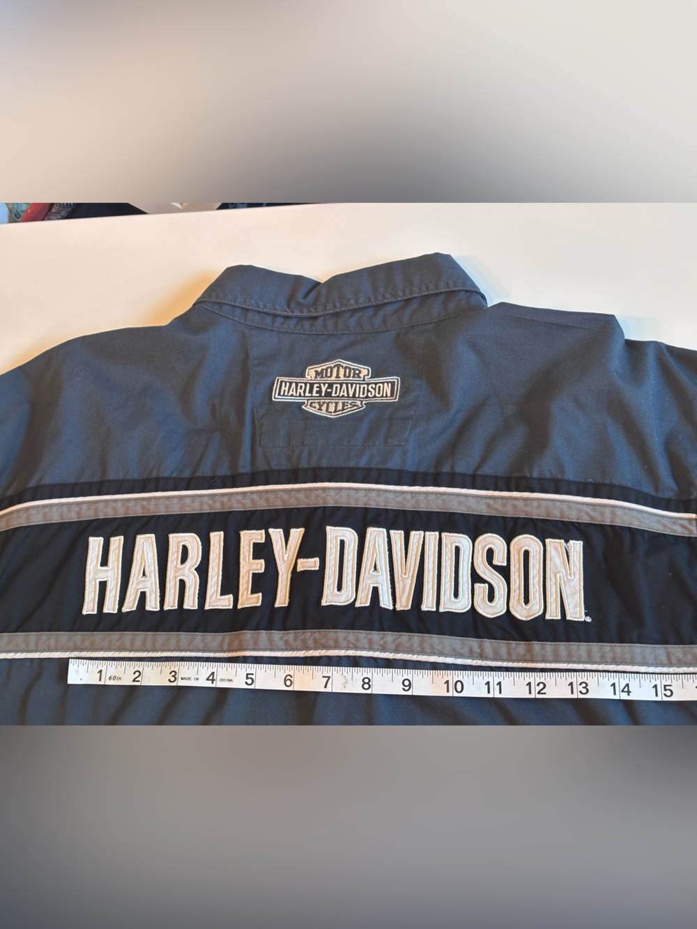 Harley-Davidson Mechanic Shirt, Dark Gray & Black, Men’s 2XL - Picture 15 of 16